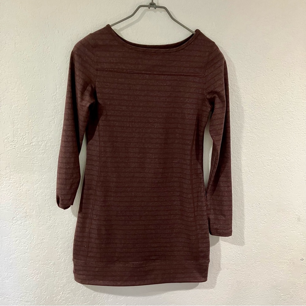 Carve Designs Women’s XS Dress Brown Long Sleeve preppy cute fall school